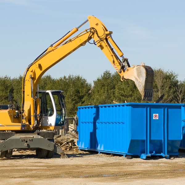 what are the rental fees for a residential dumpster in Hide-A-Way Hills OH